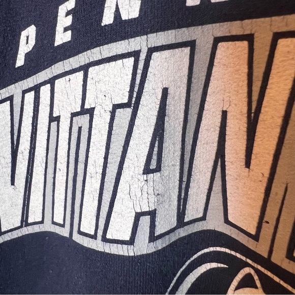 Penn State Nittany Lions Hoodie Men’s 2XL Navy Blue Sweatshirt Pullover - Picture 3 of 7